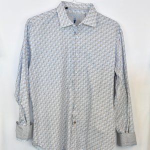 Visconti Black Button Down XL